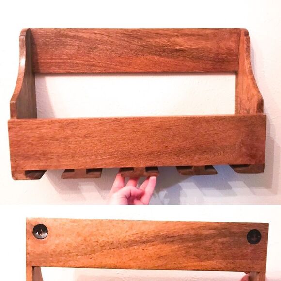 Wooden Wine Rack Shelf   - Picture 1 of 2